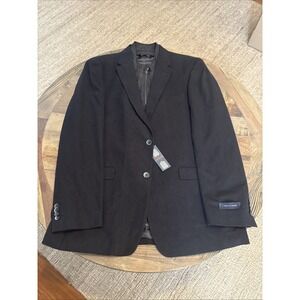 NWT Tommy Hilfiger Mens Coat Jacket With Removable Bib Rufus Black 42L